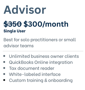 Advisor Pricing Advisor Pricing